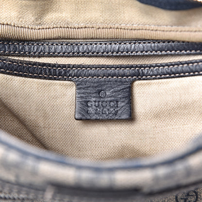 Gucci GG Plus Monogram Selleria Calfskin Medium Messenger Bag Beige Blue 6 of 15