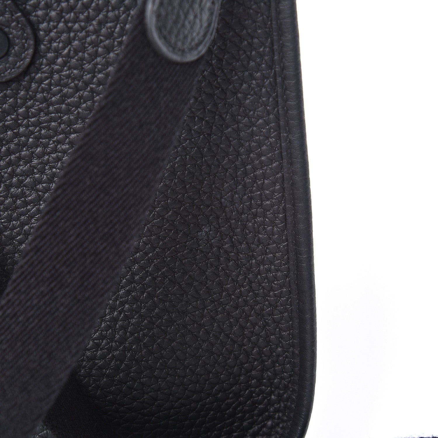 Hermes Taurillon Clemence Evelyne TPM Black 6 of 12