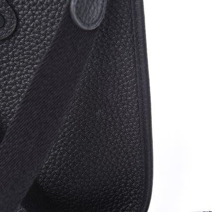 Hermes Taurillon Clemence Evelyne TPM Black 6 of 12