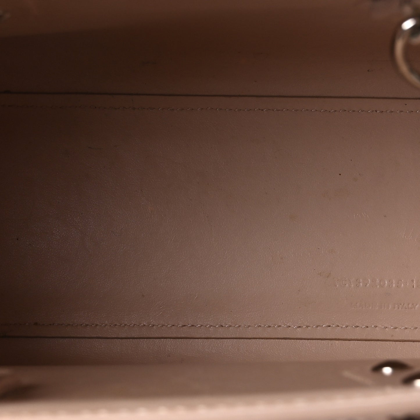 Calfskin Crocodile Embossed Nano Sac De Jour Marble Pink