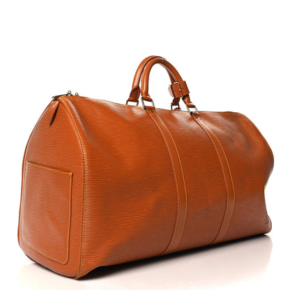 Louis Vuitton Epi Keepall 50 Cipango 2 of 12