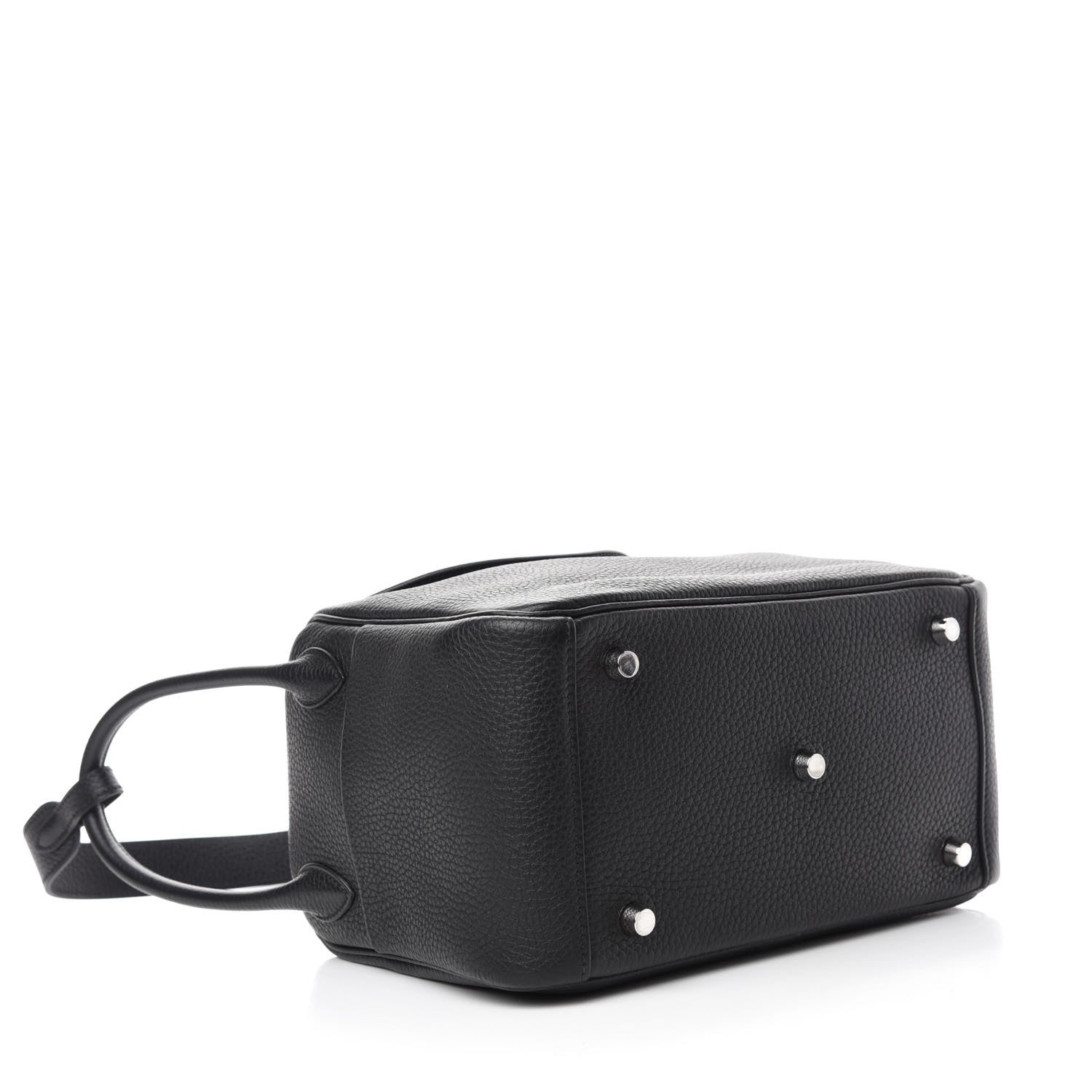 Hermes Taurillon Clemence Lindy 26 Black 4 of 11
