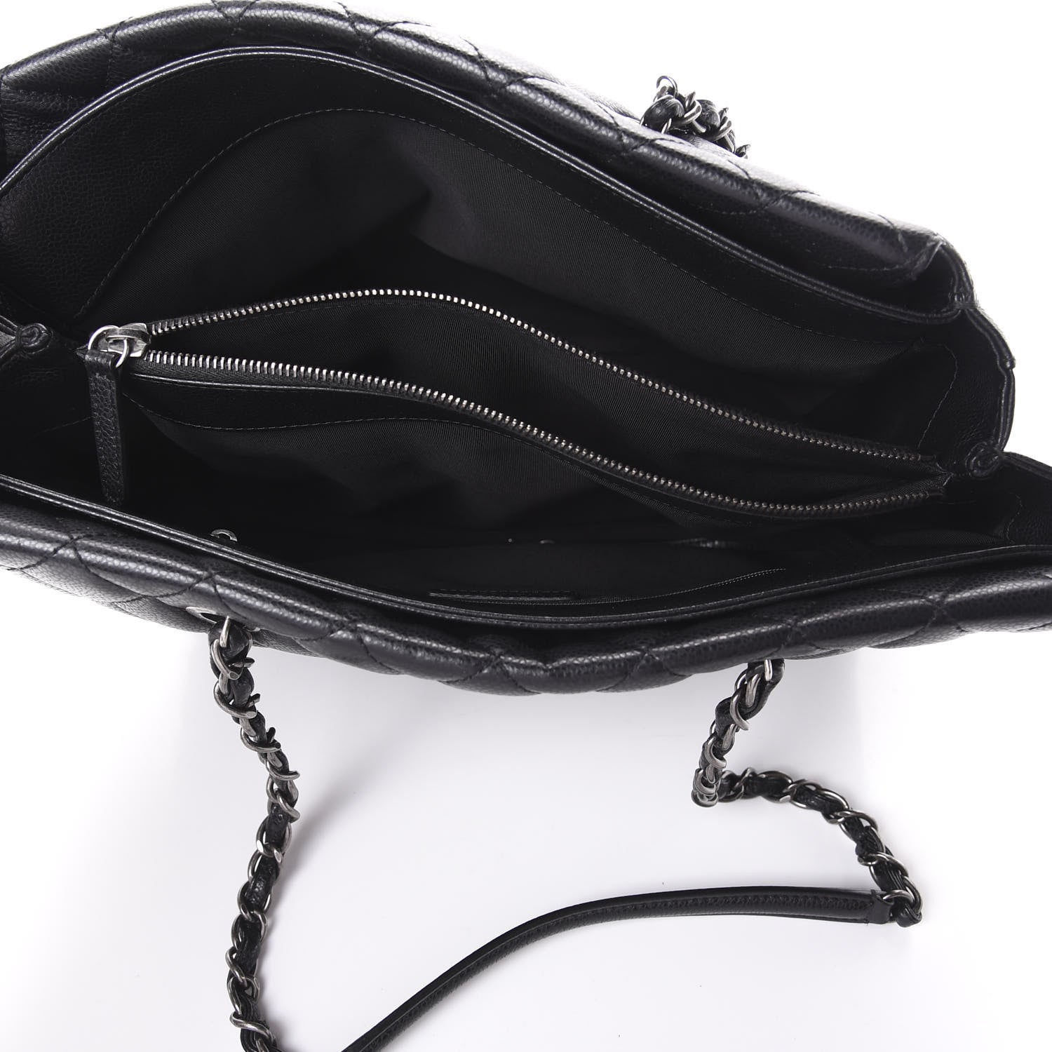 Chanel Caviar Quilted City Shopping Tote Black 5 of 11