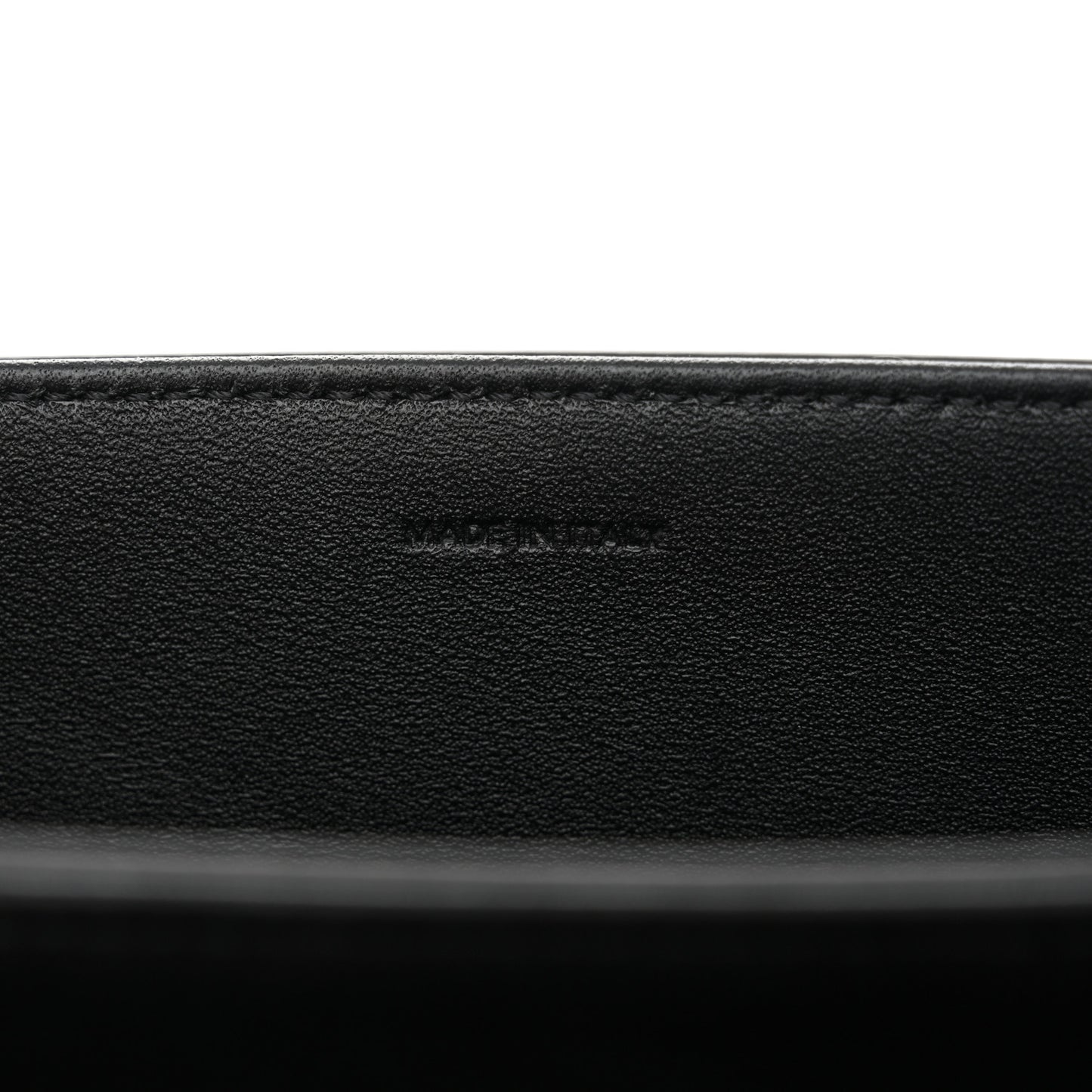 Shiny Calfskin Medium Triomphe Black
