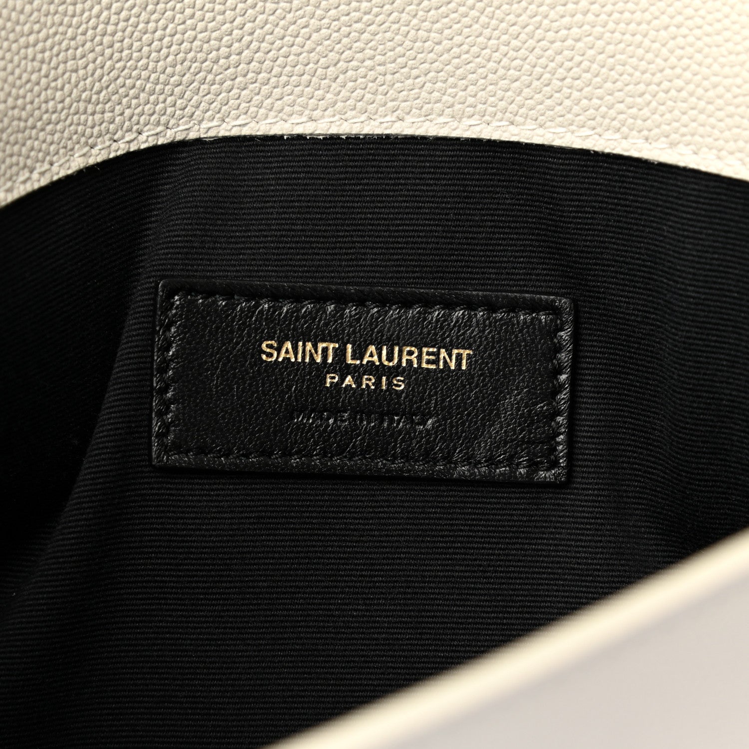 Saint Laurent Grain De Poudre Uptown Pouch Crema Soft 6 of 8