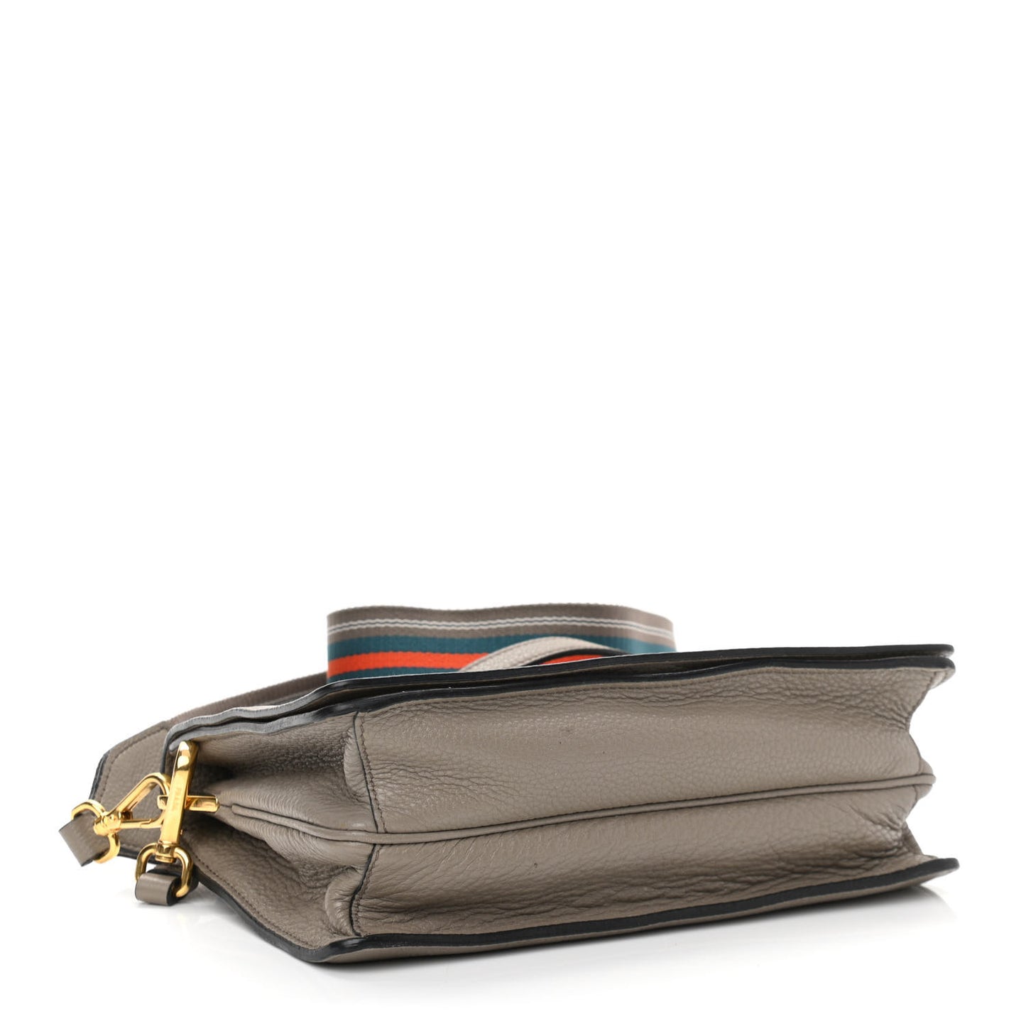 Vitello Daino Flap Crossbody Argilla