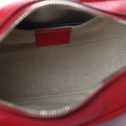 Gucci Pebbled Calfskin Small Soho Disco Bag Tabasco Red 4 of 5