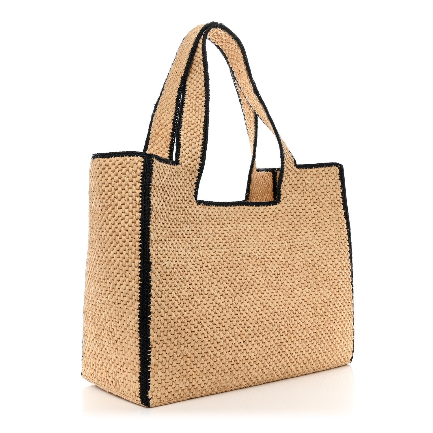 Loewe Raffia Large Paula's Ibiza Logo Tote Natural Tan 3 of 10