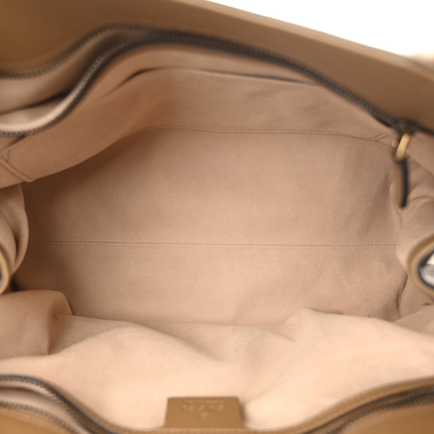Gucci New Sakai Calfskin Lux Web Medium Dahlia Top Handle Shoulder Bag Quarz Beige 5 of 10