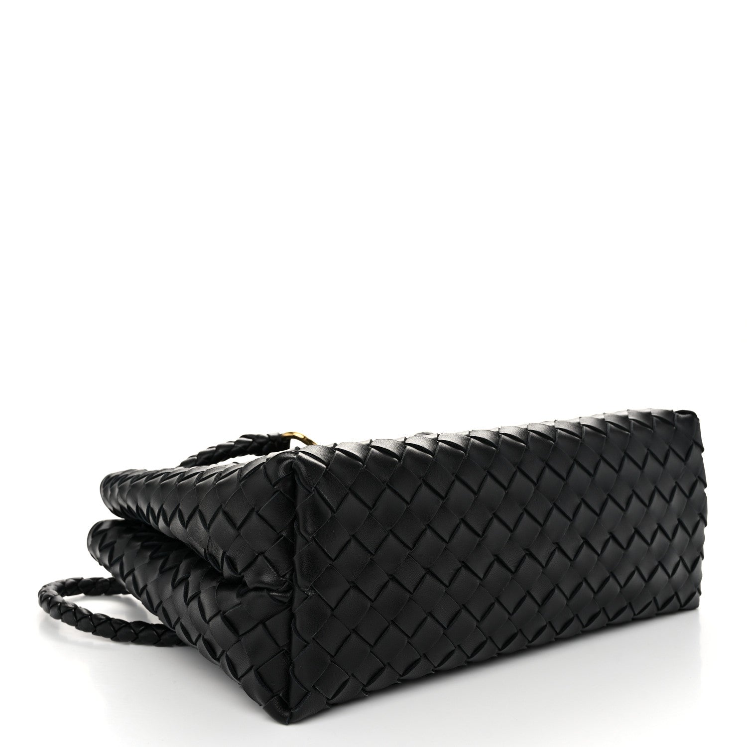 Bottega Veneta Nappa Intrecciato Medium Andiamo Shoulder Bag Black 4 of 9