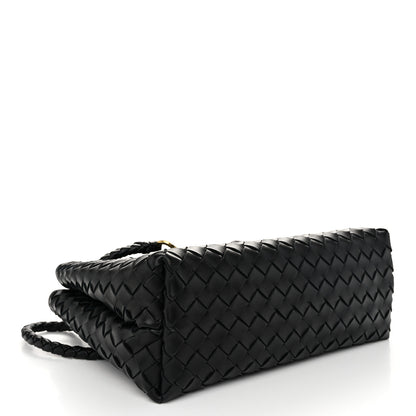 Bottega Veneta Nappa Intrecciato Medium Andiamo Shoulder Bag Black 4 of 9