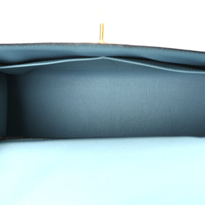 Hermes Epsom Kelly Sellier 28 Bleu Atoll 5 of 10