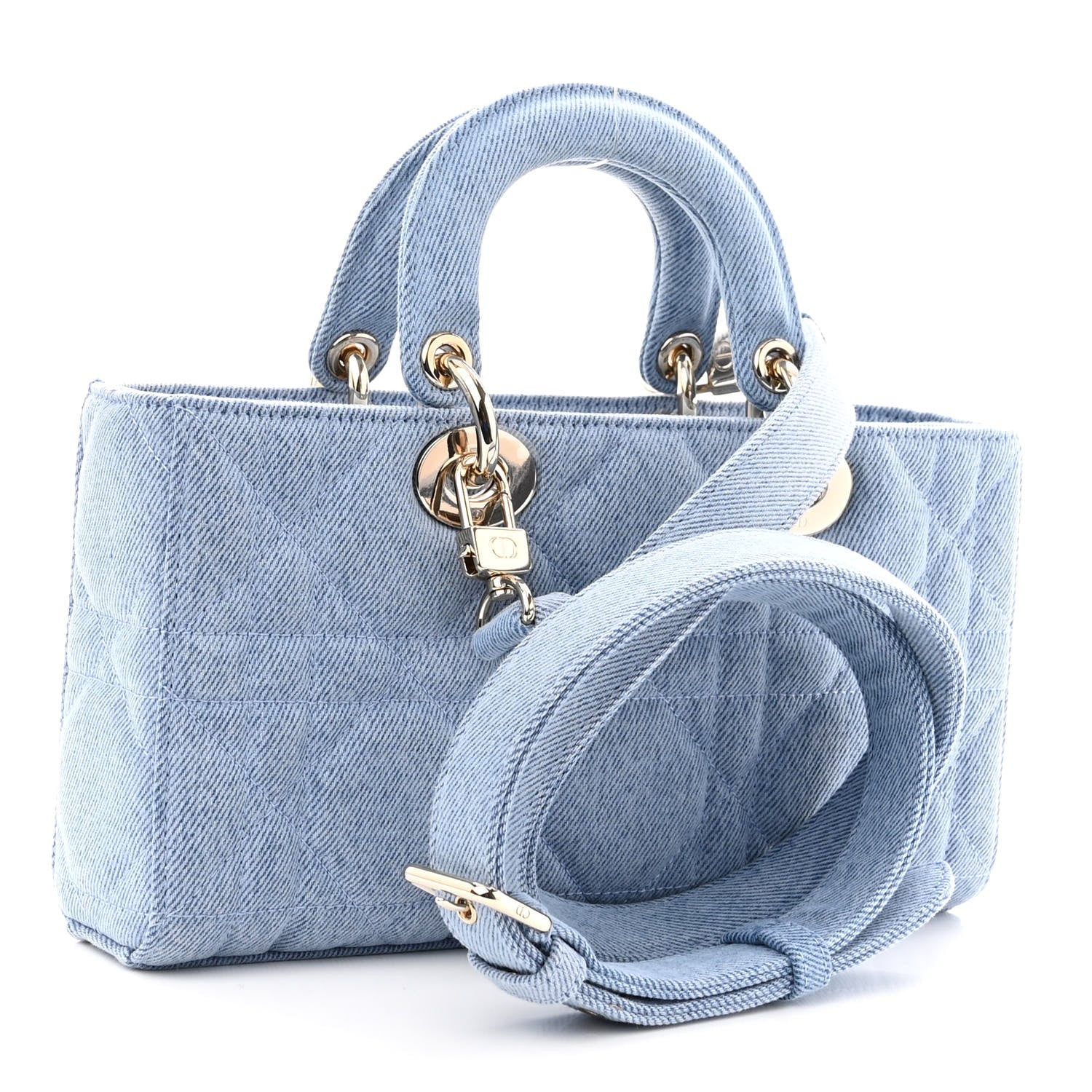 Christian Dior Denim Macrocannage Lady D-Joy Blue 3 of 9