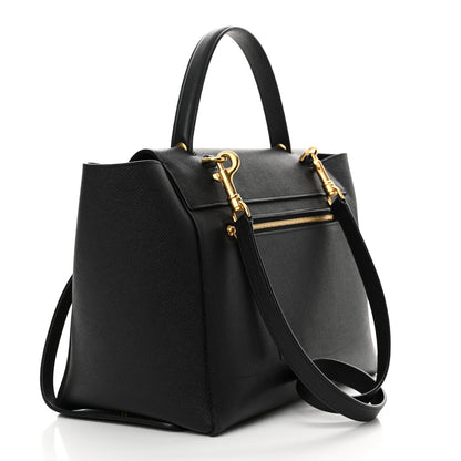 Celine Grained Calfskin Mini Belt Bag Black 3 of 13