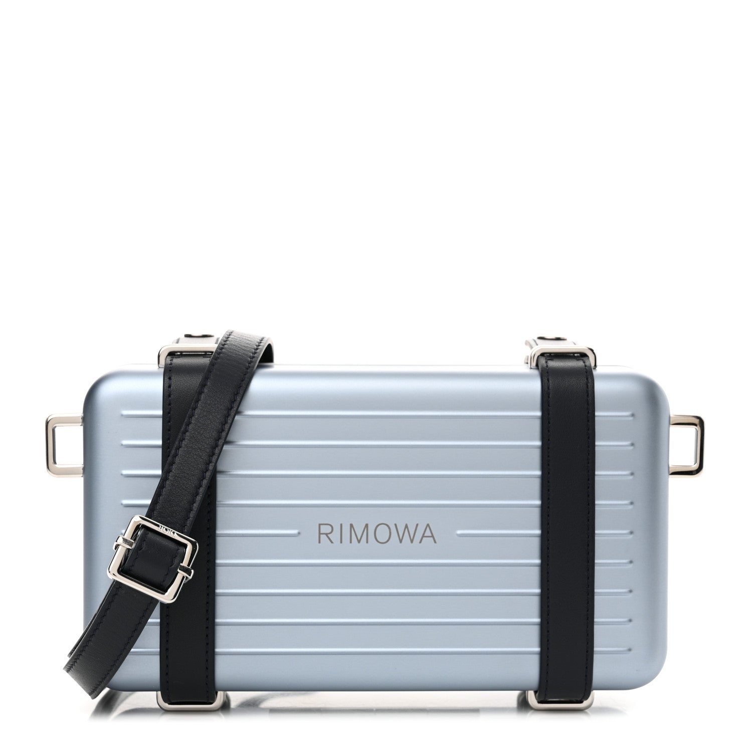 Christian Dior X RIMOWA Aluminum Personal Clutch On Strap Bleu 1 of 10