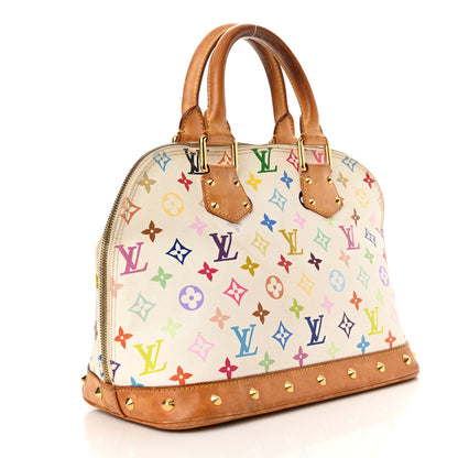 Louis Vuitton Monogram Multicolor Alma White 3 of 18