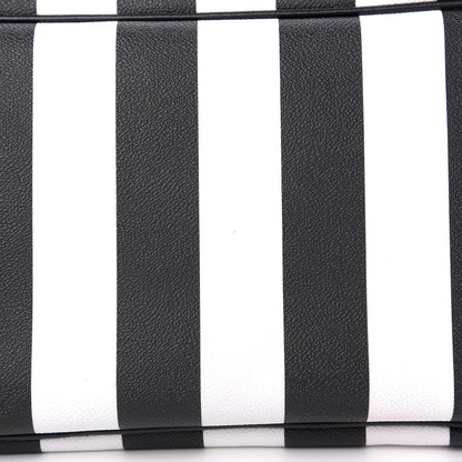 Givenchy Coated Canvas Striped Large Antigona Tote Black White 14 of 15