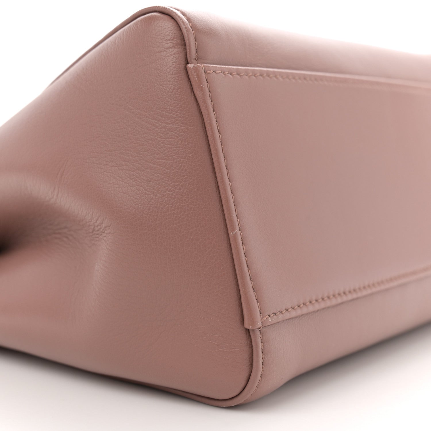 Fendi Nappa Colorblock Mini Peekaboo Iconic Satchel English Rose Plaster Oxigen 9 of 11