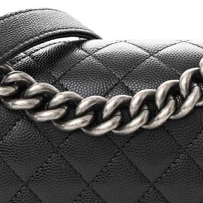 Chanel Caviar Quilted Small Boy Flap Black 8 of 10