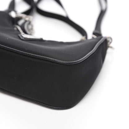 Prada Tessuto Nylon Mini Re-Edition 2000 Shoulder Bag Black 8 of 9