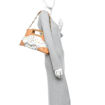 Louis Vuitton Monogram Multicolor Judy MM  White 2 of 10