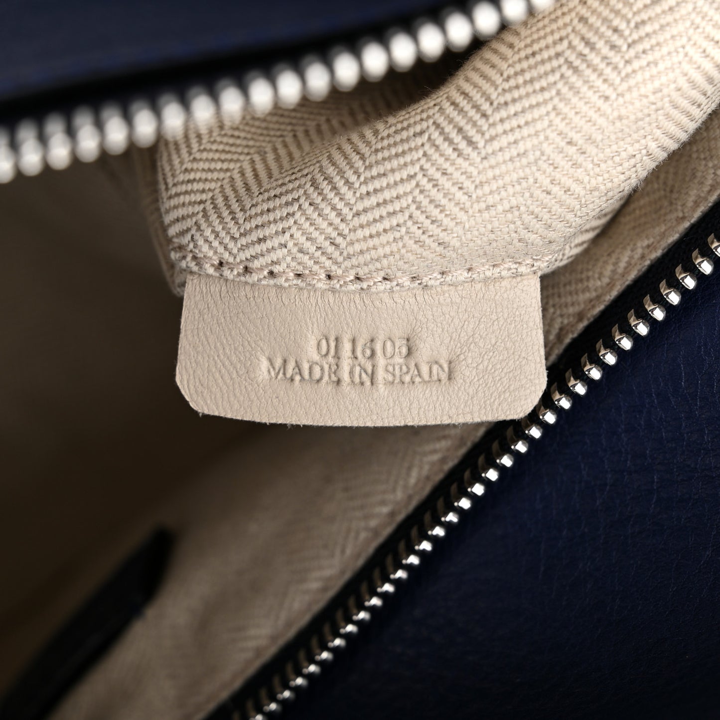 Calfskin Medium Puzzle Bag Marine
