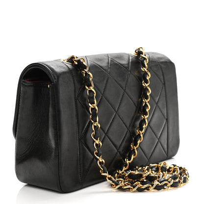 Chanel Lambskin Quilted Small Single Flap Black 2 of 11