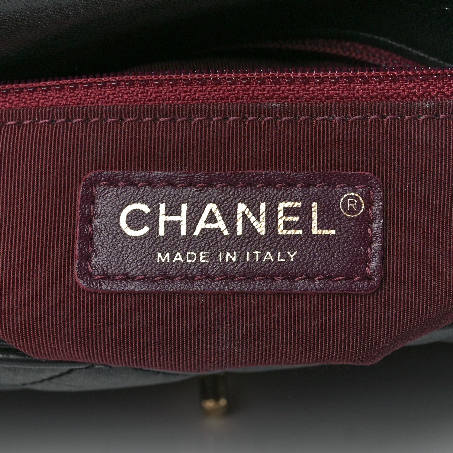 Chanel Lambskin Snakeskin Quilted Frame Flap Black 6 of 13