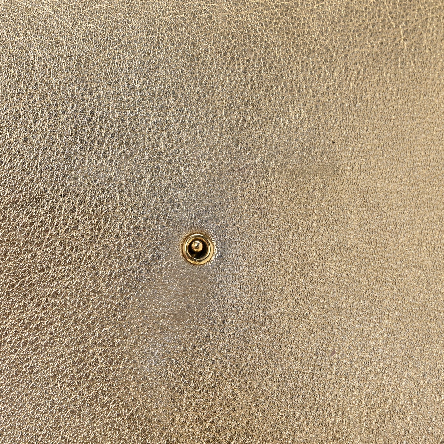 Metallic Calfskin Louise Clutch Gold