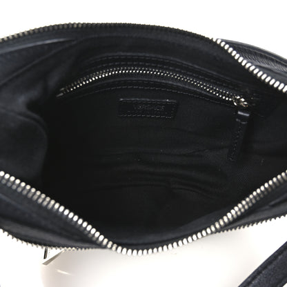 Versace Calfskin Mini Repeat Zip Hobo Black 5 of 10