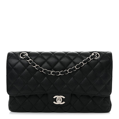 Chanel Caviar Quilted Medium Double Flap Black 1 of 10