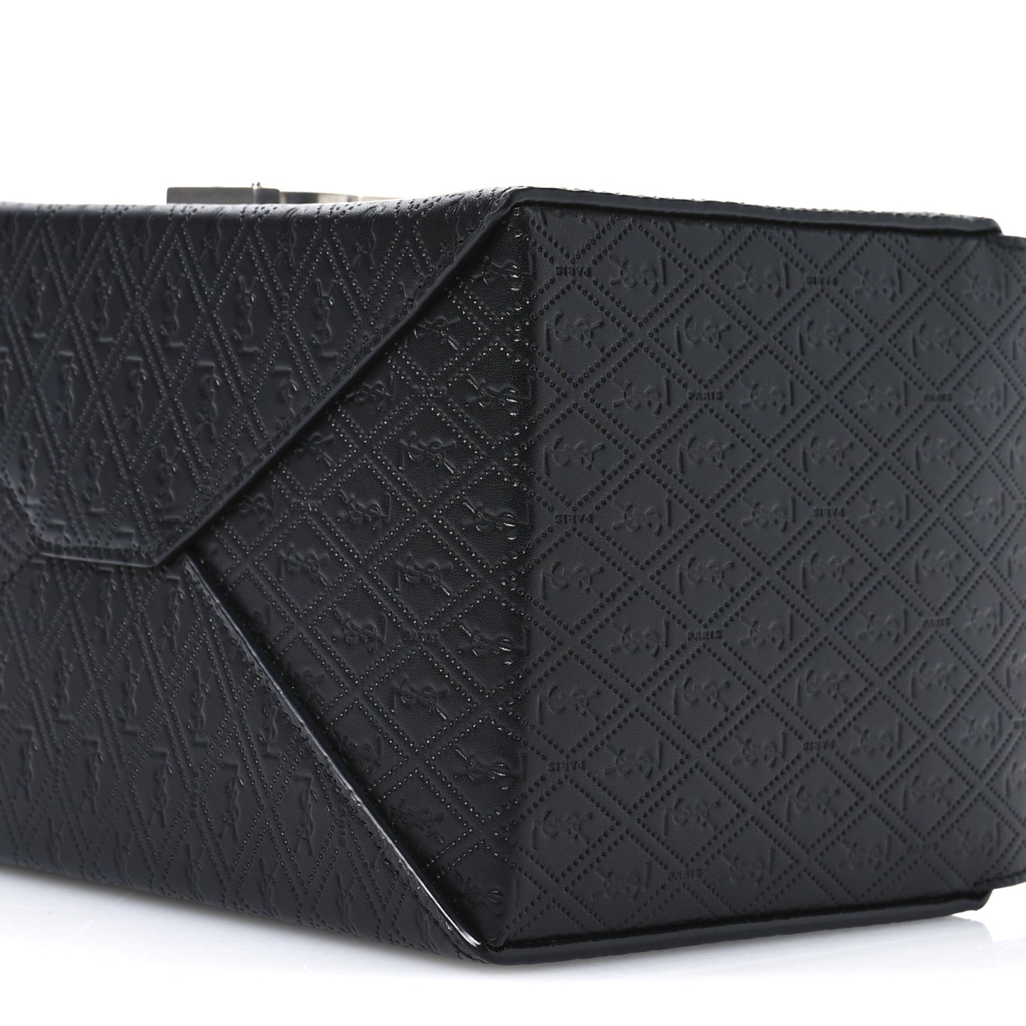 Calfskin Monogram Take Away Box Black