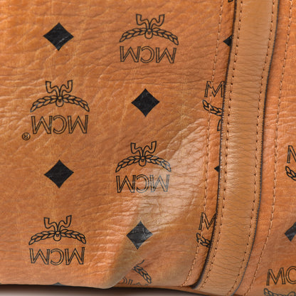 MCM Visetos Medium Essentials Shopper Tote Cognac 12 of 15