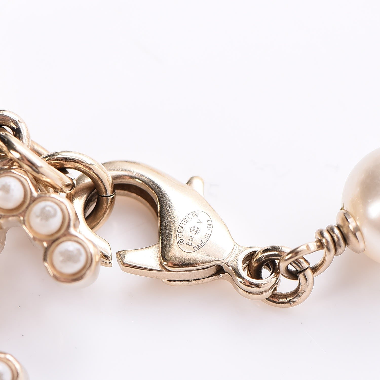 Chanel Pearl CC Bracelet Gold 5 of 6