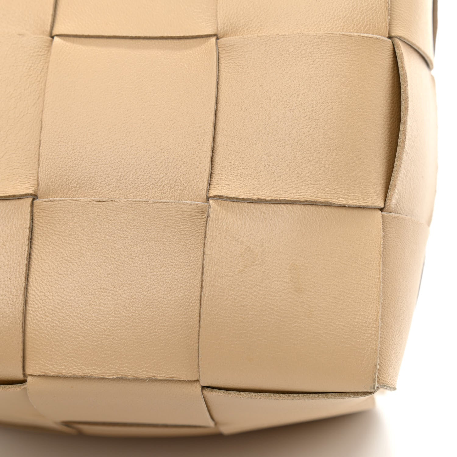 Bottega Veneta Nappa Maxi Intrecciato Cassette Bucket Bag Almond 10 of 11