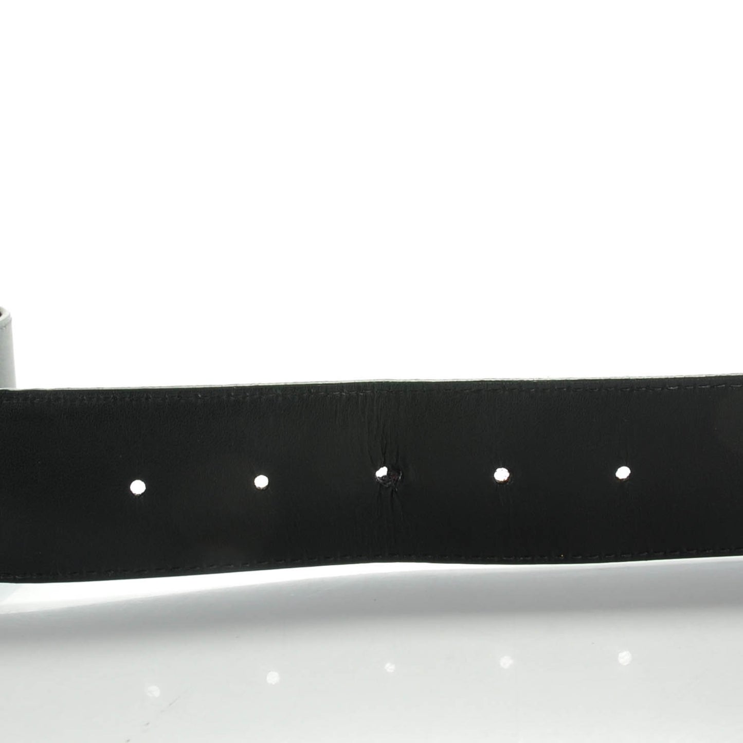 Monogram Macassar LV Initiales Reversible Belt80 32 Black