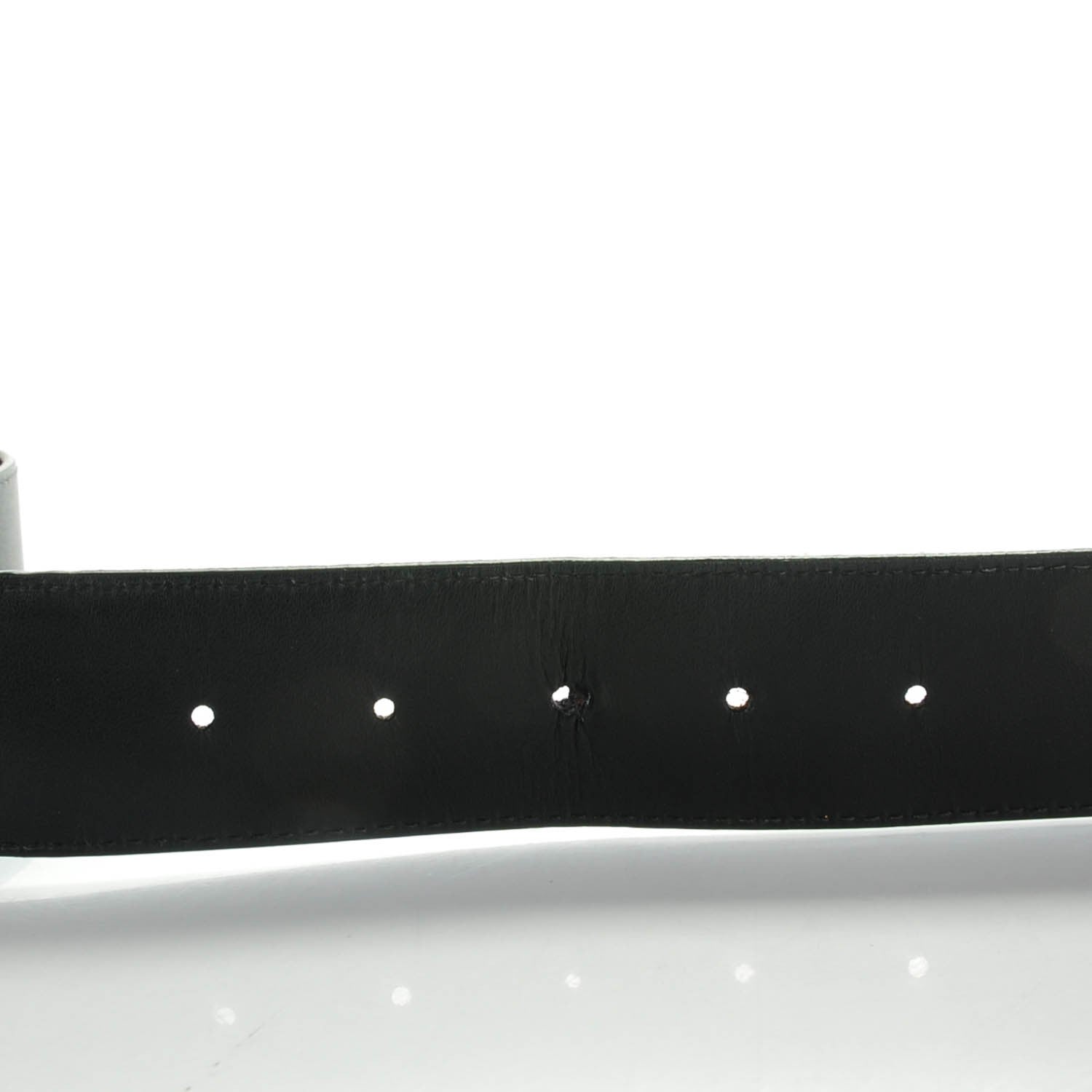 Louis Vuitton Monogram Macassar LV Initiales Reversible Belt80 32 Black 5 of 6