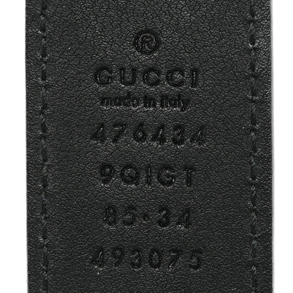 Gucci Velvet Matelasse Crystal Star GG Marmont Belt Bag 85 34 Black 8 of 9