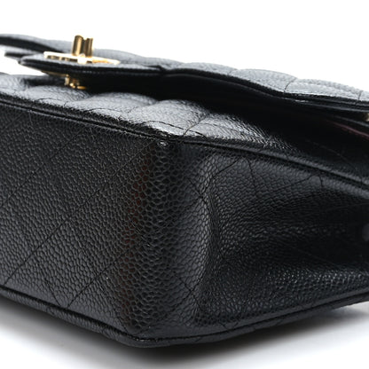 Chanel Caviar Quilted Small Double Flap Black 9 of 10