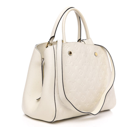 Louis Vuitton Empreinte Montaigne MM Neige 3 of 13