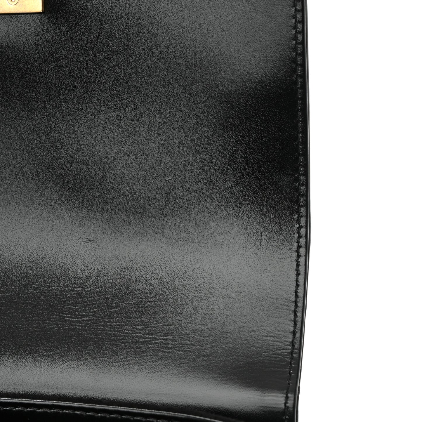Shiny Calfskin Quilted Suede Goatskin Belt Bag Black