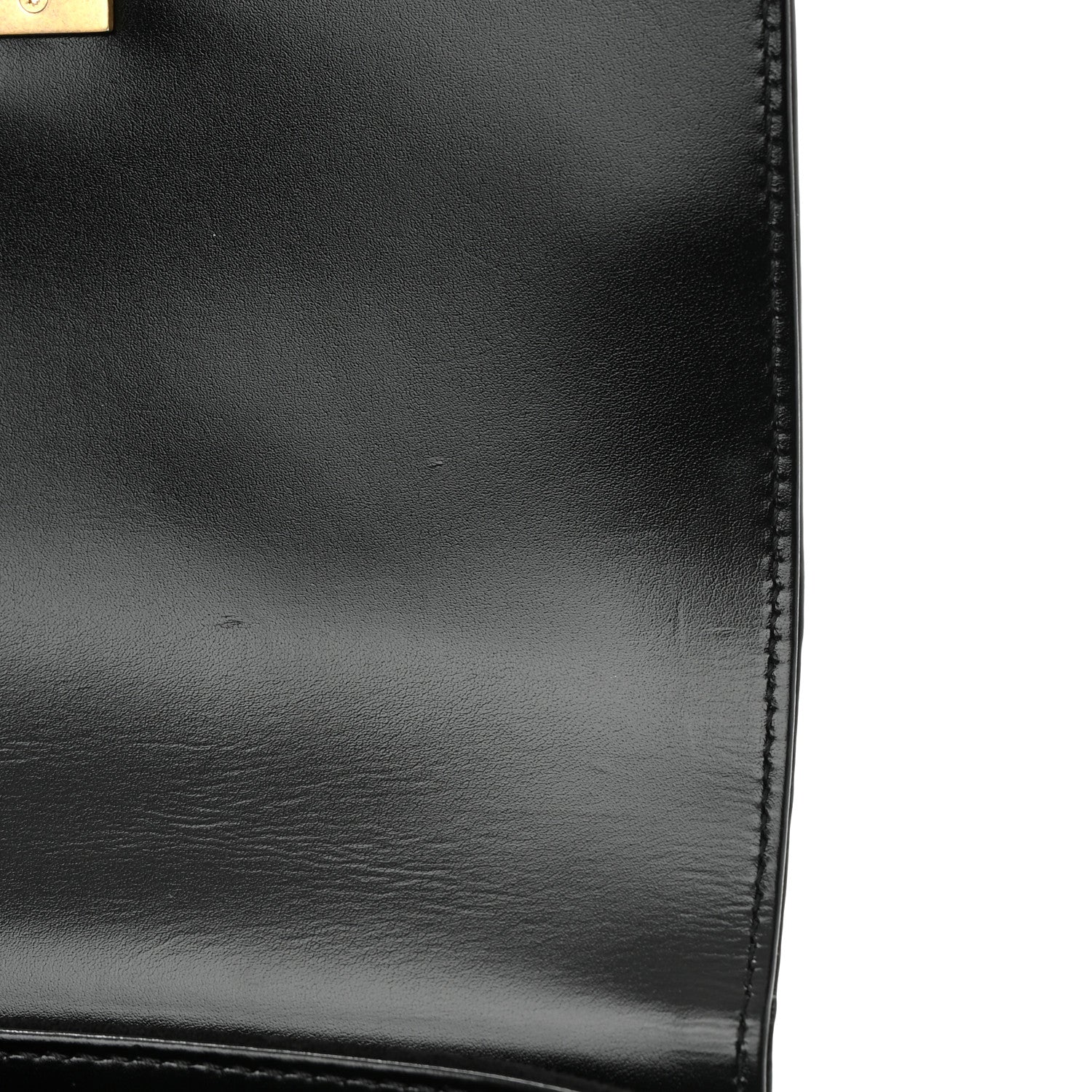 Chanel Shiny Calfskin Quilted Suede Goatskin Belt Bag Black 13 of 13