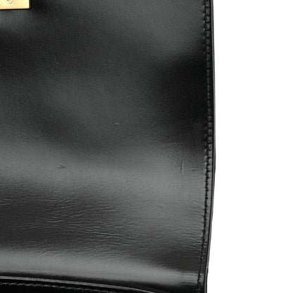 Chanel Shiny Calfskin Quilted Suede Goatskin Belt Bag Black 13 of 13