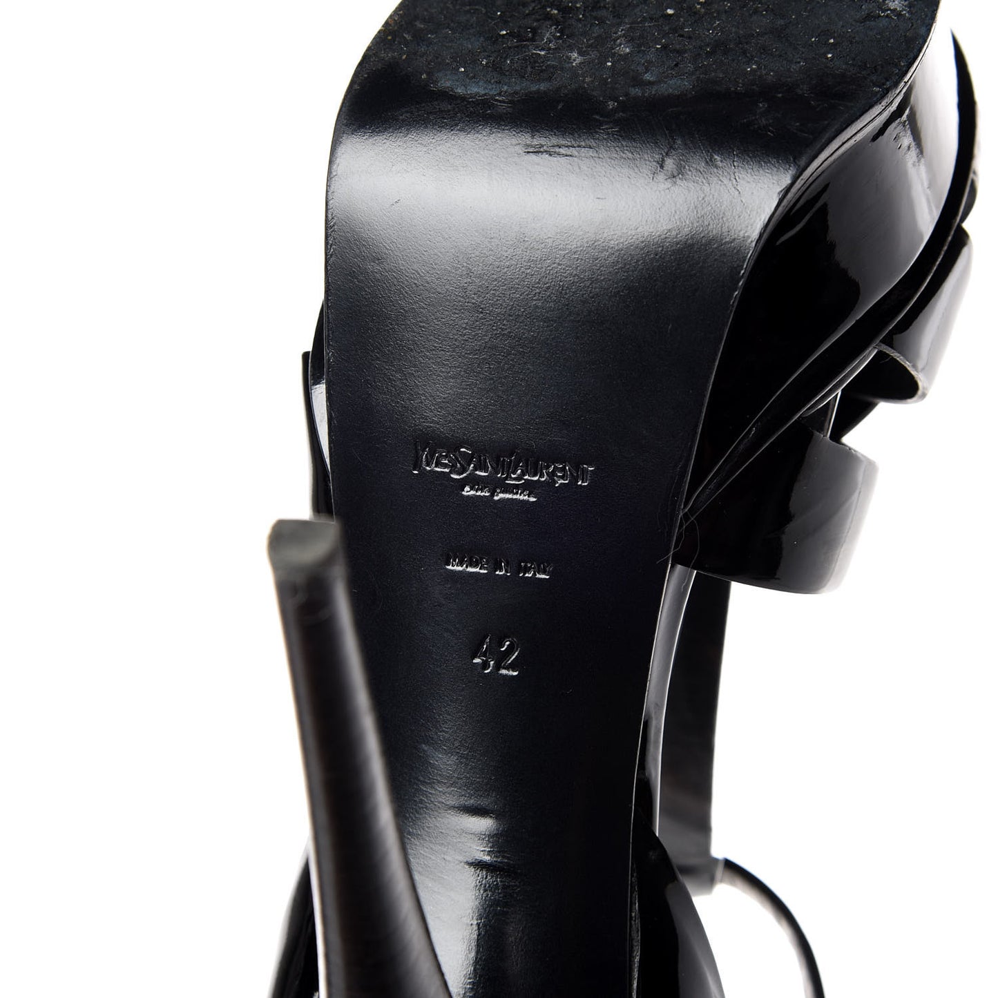 Patent Tribute 105 Platform Sandals 42 Black