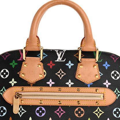 Louis Vuitton Monogram Multicolor Alma Black 7 of 9
