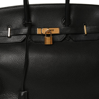 Hermes Taurillon Clemence Birkin 35 Black 7 of 12