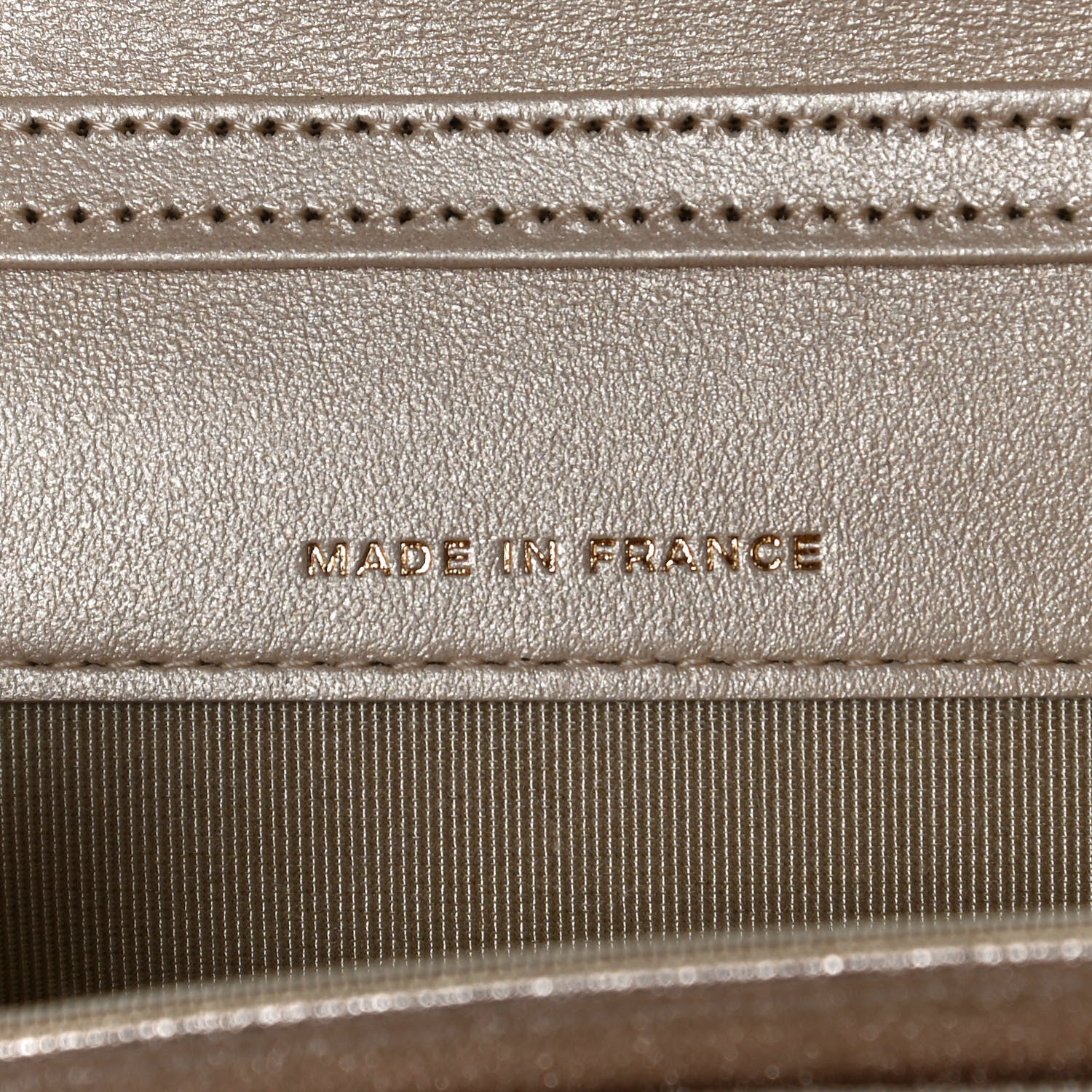 Chanel Metallic Lambskin Quilted Belt Bag Gold 10 of 12