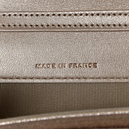 Chanel Metallic Lambskin Quilted Belt Bag Gold 10 of 12