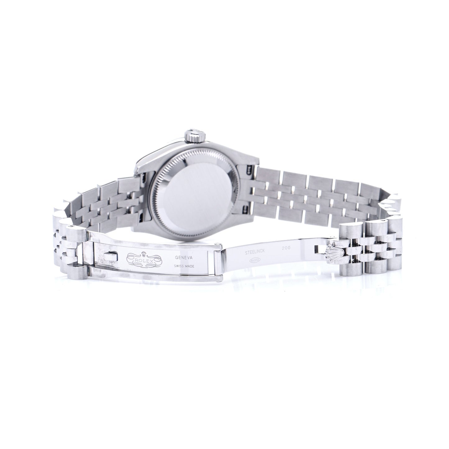 Stainless Steel 26mm Oyster Perpetual Datejust Watch Black 179160