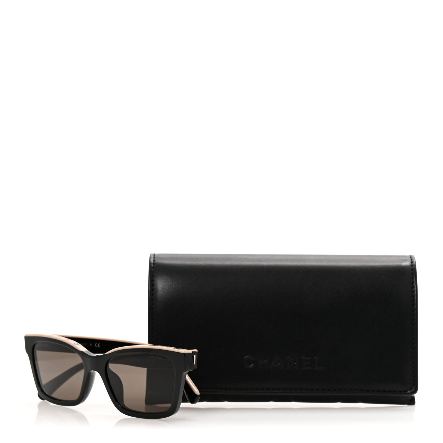 Chanel Acetate Square Sunglasses 5417-A Black 8 of 8